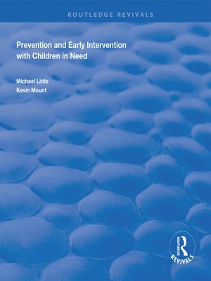 cover image of Prevention and Early Intervention with Children in Need